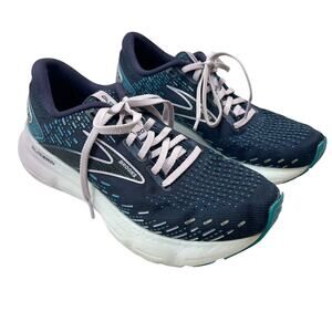 Brooks | Glycerin 20 Navy Blue Lavender Workout Running Shoes Women Size 7.5